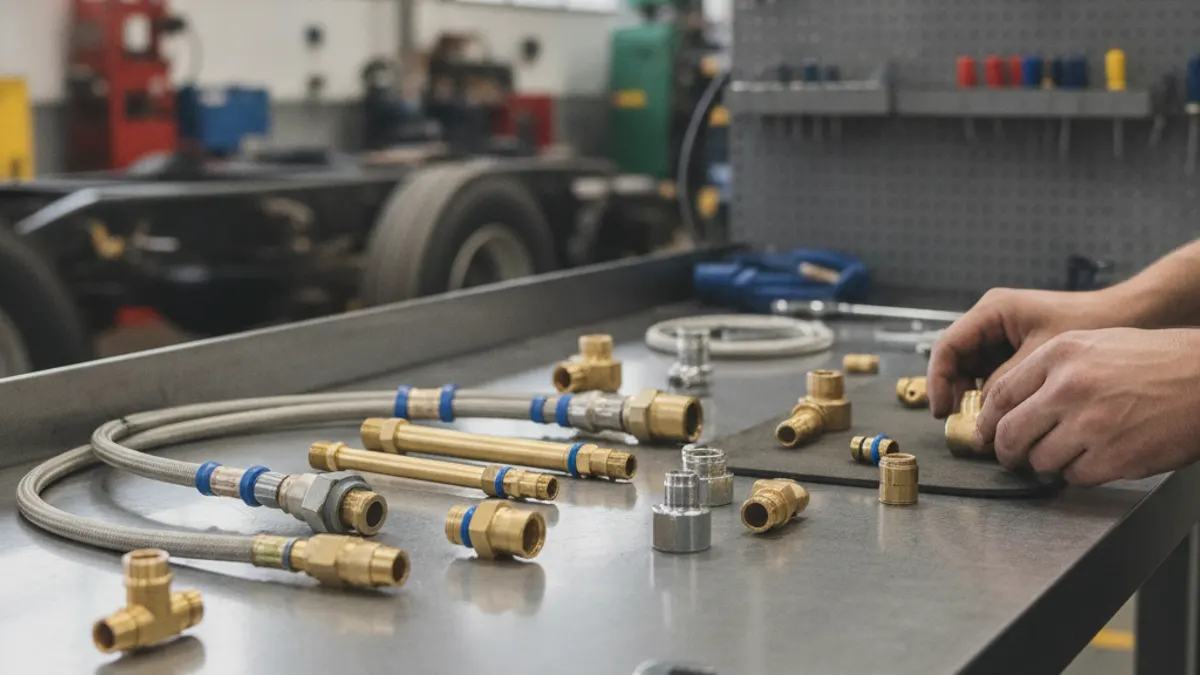 Air Brake Fittings and DOT Nylon Tubing: A Technician's Guide
