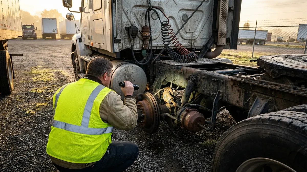 Air Brake Pre-Trip Inspection: The Complete Walk-Through