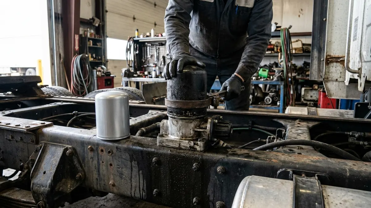 Air Dryer Cartridge Replacement: Interval, Symptoms, and How to Do It