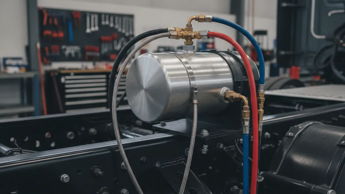 The Truck Air Dryer: Function, Purge Cycle, and Replacement