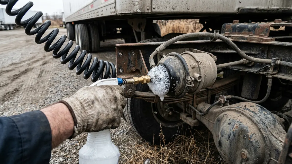 Why Air Pressure Drops Overnight When a Truck Is Parked