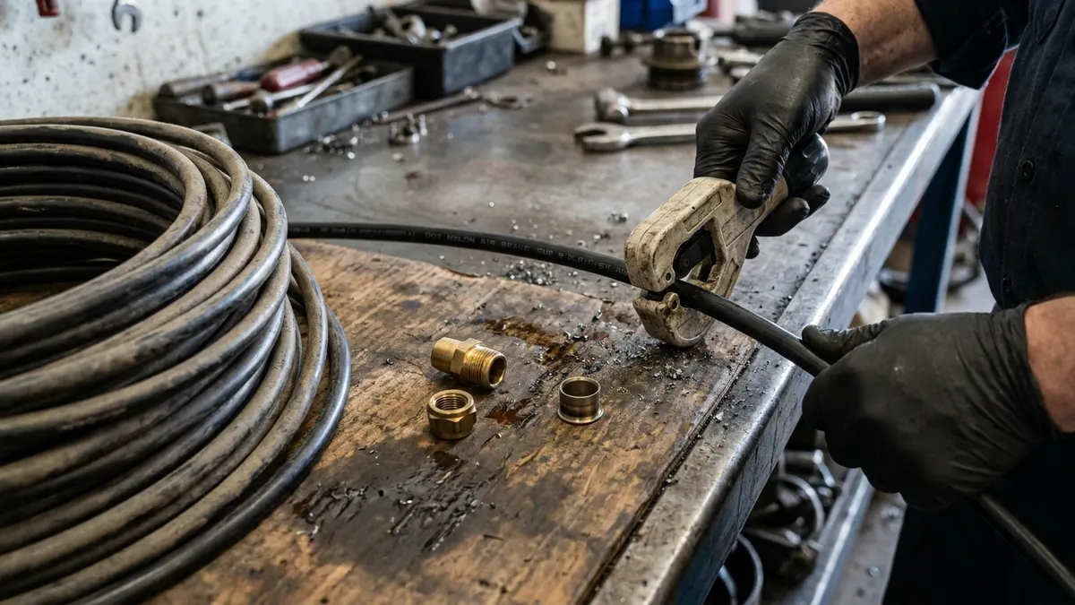 Air Compressor Discharge Line Replacement: Material, Length, Slope and Routing