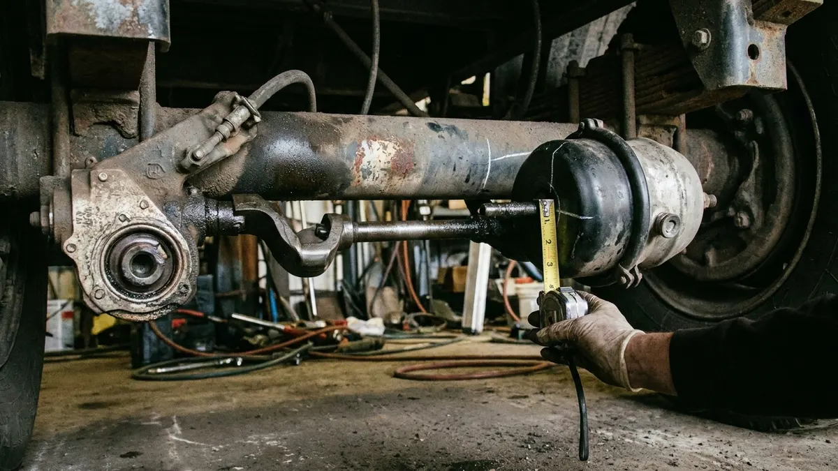 How to Measure Brake Pushrod Stroke