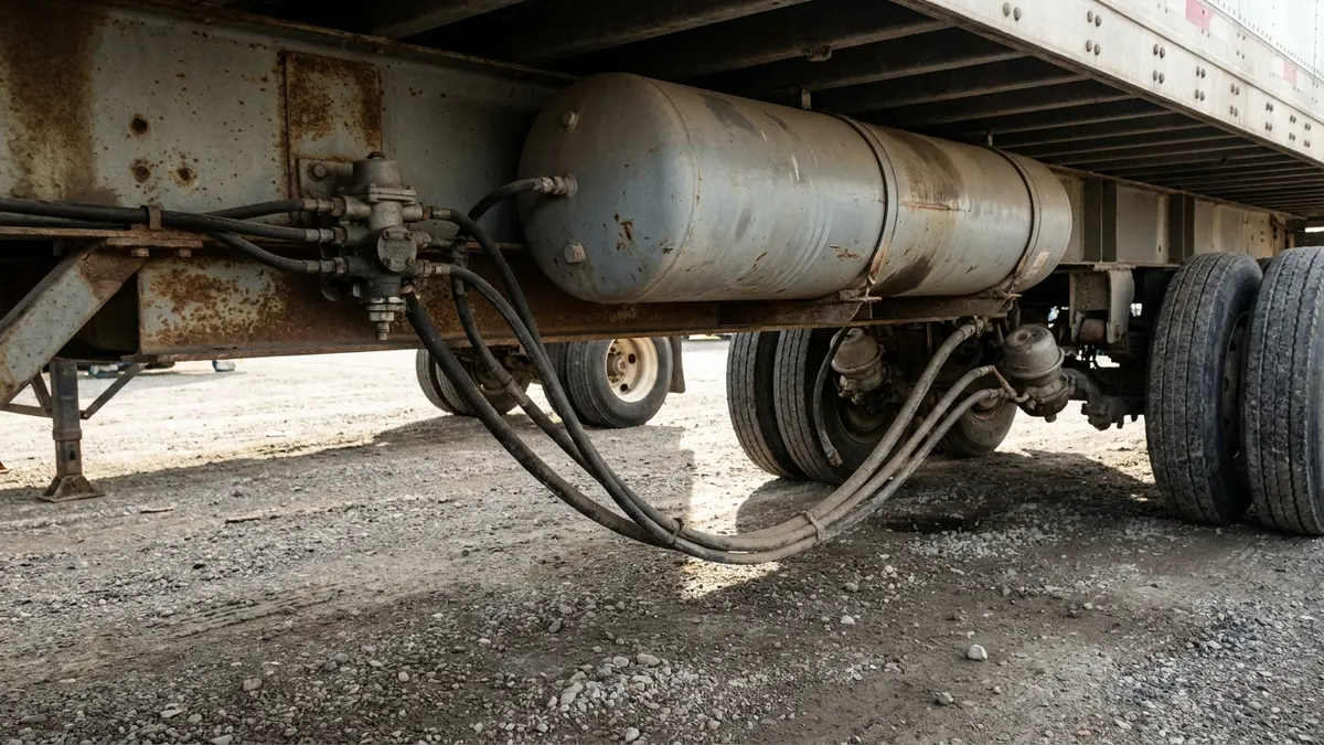 Relay Emergency Valve on a Trailer: Function, Ports and Testing